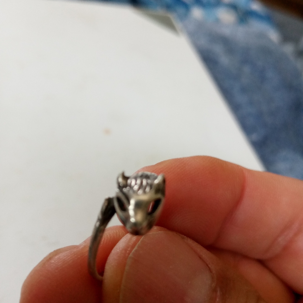 Silver Cat Ring - Picture 5 of 5